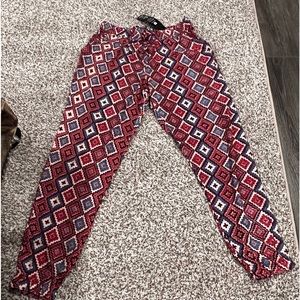 Multi color, Mlle Gabrielle, Size M light weight pants with pockets.